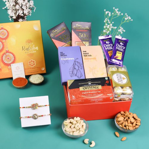 Sacred Rakhi n Luxe Treat Box