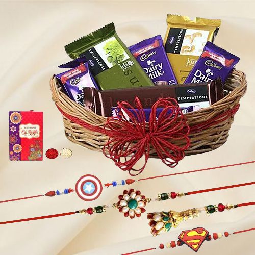 Piece of Heaven Rakhi with Chocolates