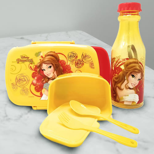 Wonderful Disney Belle Princess Lunch Box n Water Bottle