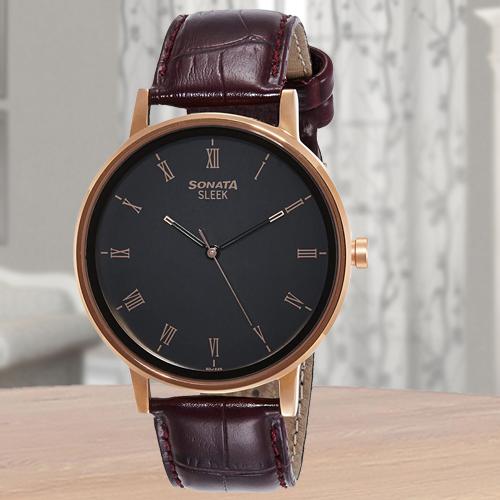 Marvelous Sonata Sleek Analog Mens Watch