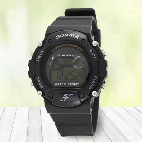 Striking Sonata Digital Mens Watch