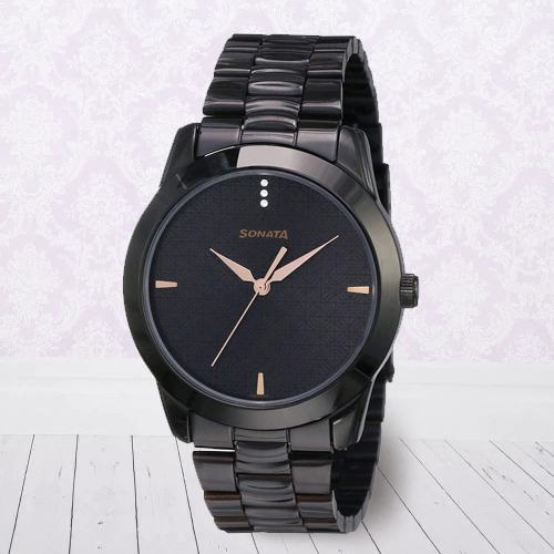 Lovely Sonata Analog Mens Watch