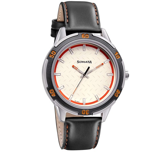 Beautiful Sonata Nxt Analog White Dial Mens Watch