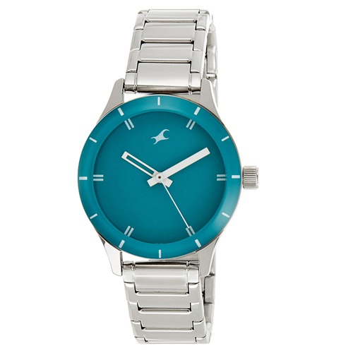 Classy Fastrack Monochrome Analog Green Dial Mens Watch