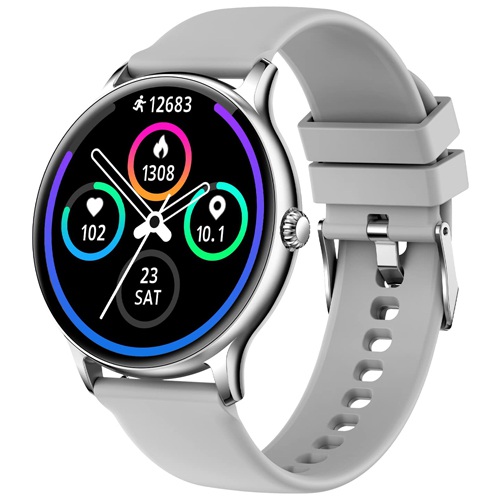 Dashing Fire-Boltt Phoenix Silver Grey Bluetooth Smart Watch